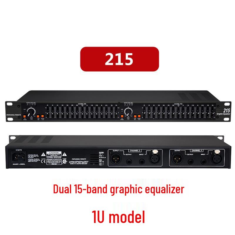 

Двойной 31-полосный профессиональный аудиоэквалайзер для дома и сцены