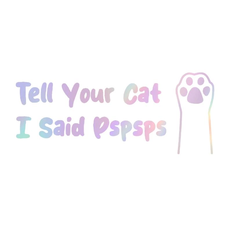 23cm x 9cm Cute Cats Paws Design Decal Waterproof Removable for Cars Motorcycles Laptops Smooth Surfaces No Residues