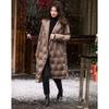 Demana "Winter Snow" Women's Mid-Length Hooded 90% Duck Down Pongee Jacket