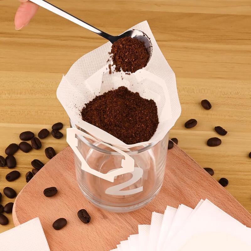 Shangqi Thickened V-Shape Disposable Drip Coffee Filter Bags, 120 Count