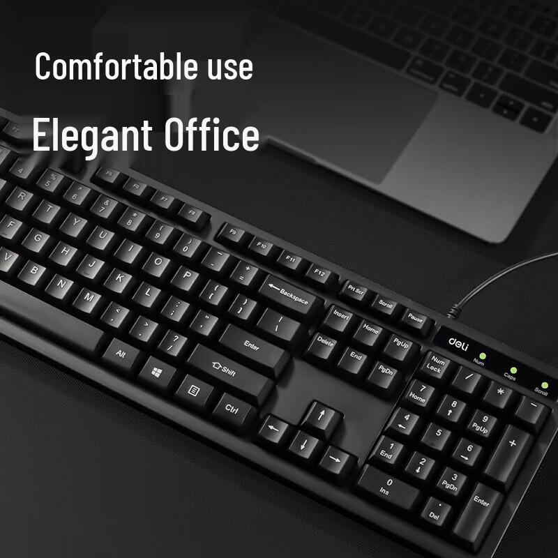 Deli Wired USB Office Keyboard