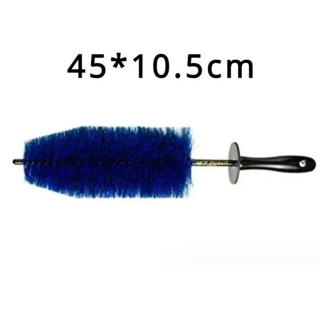 Car Wheel Multifunction Cleaning Brush Long Soft Handle Rim Hub Microfiber Brush Tire Detail Brush Auto Motorcycle Washing