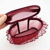 Zipper Mesh Coin Purse Cosmetic Case Mesh Storage Bag Mesh Zipper Bag Mesh Cosmetic Bag  Lady