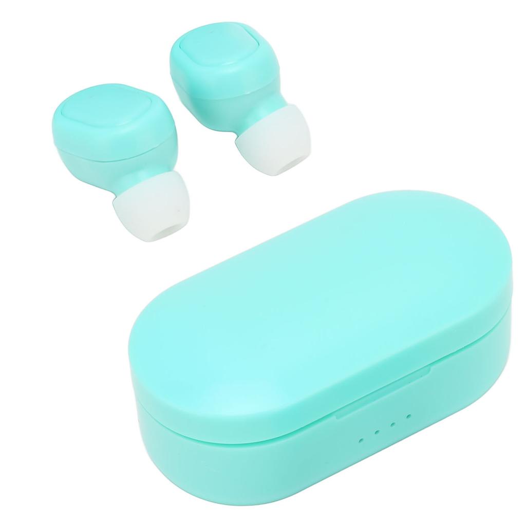 True Wireless Bluetooth Earplugs 30H Playtime Hi Fi Stereo Subwoofer Headset with Built in Microphone Charging Box