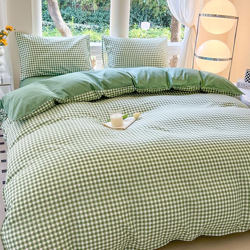 Kawaii Bear Printed Bed Set Floral Duvet Cover Pillowcase Bedding Set Comforter Bed Linen Sheet Quilt Cover Full Queen King Size