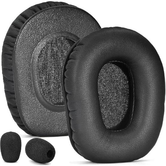 B350XT Ear Pads and Microphone Foam - defean Replacement Ear Cushions Compatible with BlueParrott B350-XT(B350XT B350 XT) Noise Cancelling Trucker