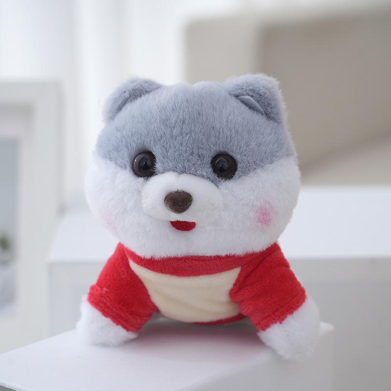 

Плюшевая игрушка Сиба-ину и брелок Акита Очаровательная плюшевая игрушка-собака Идеально подходит для коллекционеров и в качестве подарка Style Two