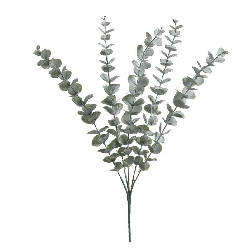 

1Pcs Eucalyptus Stems Artificial Eucalyptus Leaves Green Plant Real Touch Flowers Eucalyptus for Home Wedding Bouquet Vase Decor