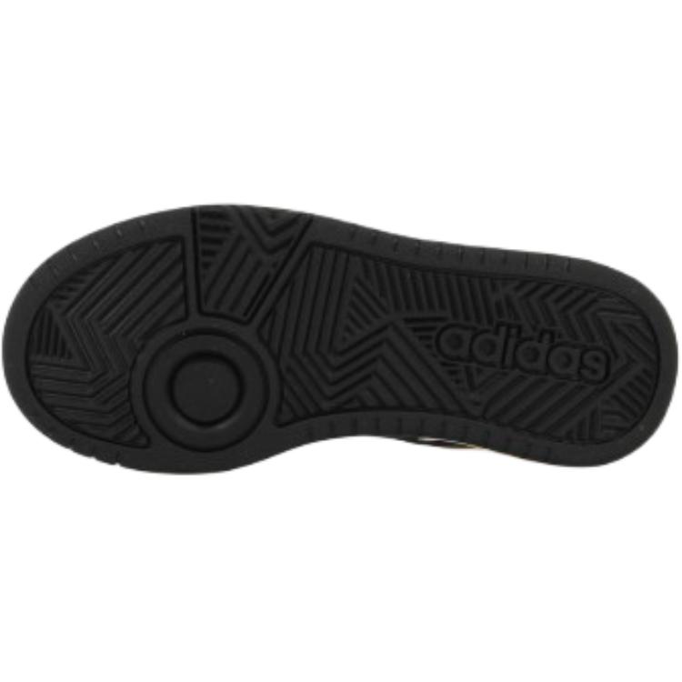 New Adidas HOOPS 3.0 Anti-Slip Wear-Resistant Low-Top Kids' Skateboarding Shoes White Children Aged 3-7 Years Old IF5316