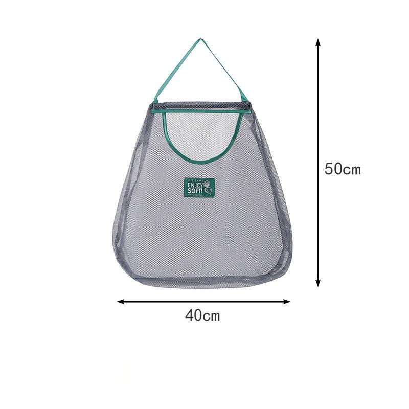 Mesh Bag Portable Handheld Hollow Breathable Household Storage Bag, Can Carry Fruits and Vegetables Hanging Bag, Onion, Ginger, Garlic Storage