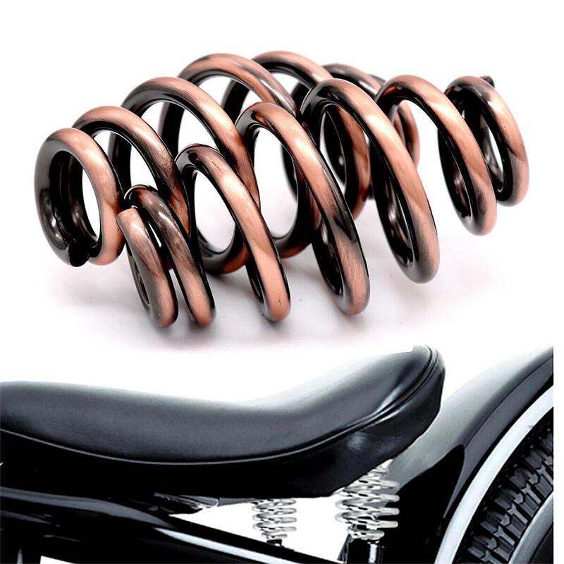 3" Solo Seat Springs Barrel Coiled Fit for Harley Chopper Custom Bronzen Softai