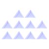 10Pcs Nail Jewelry Storage Trays Stackable Save Space Plastic Convenient Triangle Art Diamond Display Supplies