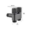 OEING One-in Two-out Washing Machine Angle Valve Faucet