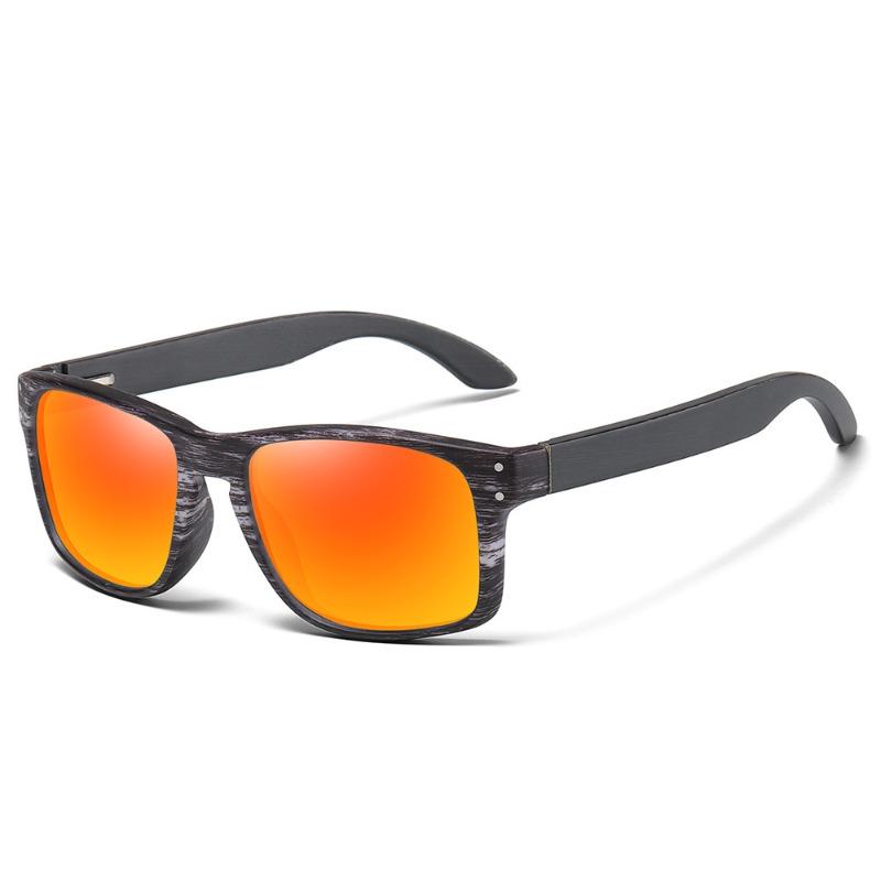 New Classic Men Wood Sun Glasses Natural Bamboo Wooden Sunglasses Handmade Polarized Glasses Mirror Coating Lenses Eyewear