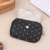 INS Polka Dot Storage Bag Multi-Functional CCD Camera Pouch Cute Coin Card Key Wallet for Daily Use Accessory