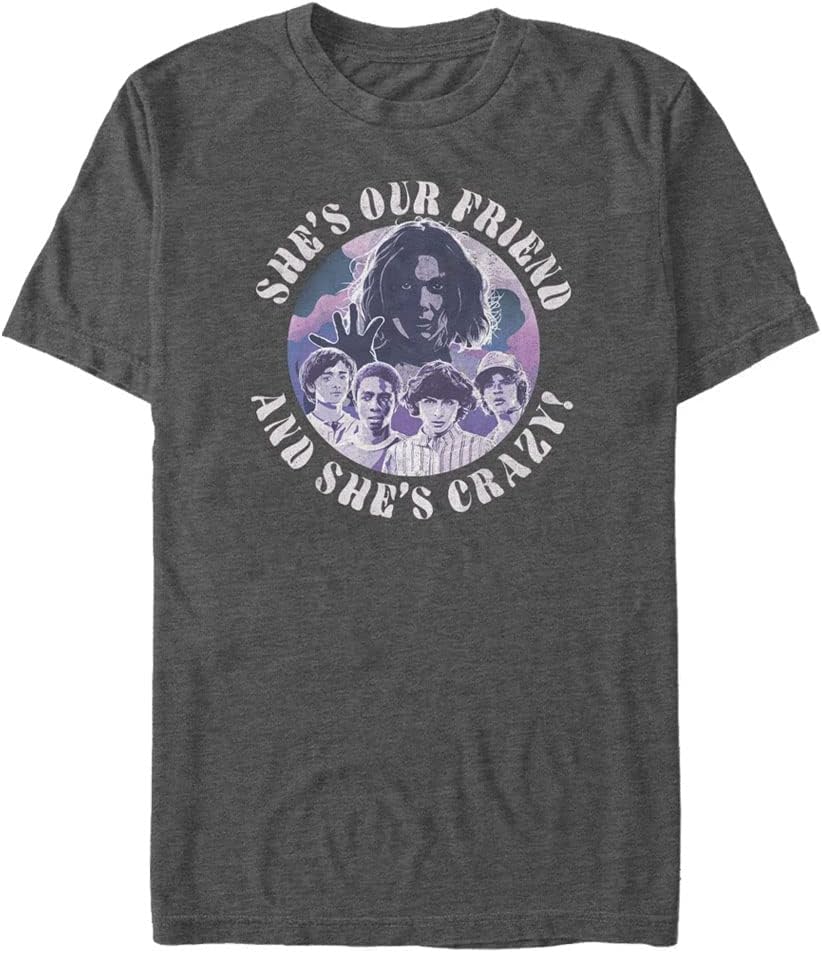 Мужская футболка Stranger Things «Наш друг сумасшедший» XL