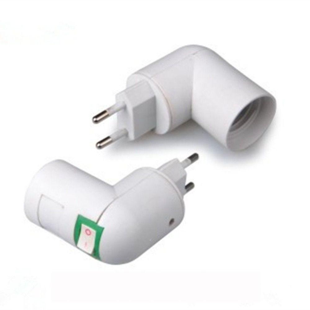 Socket Adapter EU US Plug Light Base Screw Converter E27 Bulb Socket Converter Splitter Lamp Holder