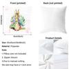 P-Peter Rabbit printing Cushion Cover 2-in-1 Reversible Plush Pillow Cover | Car/Sofa/Bed | Perfect Gift