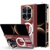 Applicable To Huawei Matex7 Mobile Phone Case, Lens Holder, Dual-axis Hinge X6 Collector's Edition, Magnetic Electroplating Transparent Case