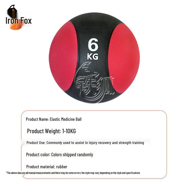 Iron Fox High Elastic Rubber Medicine Ball