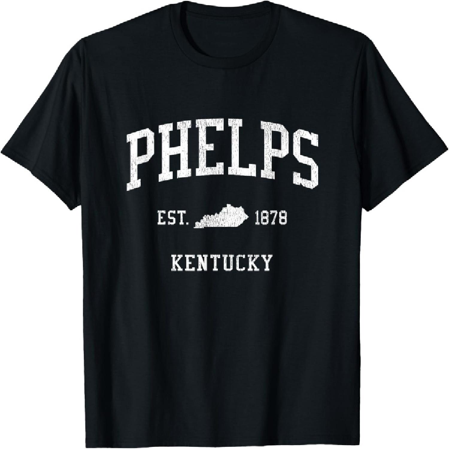 

Phelps KY Vintage Athletic Sports JS01 T-Shirt XXXXXL різнокольоровий