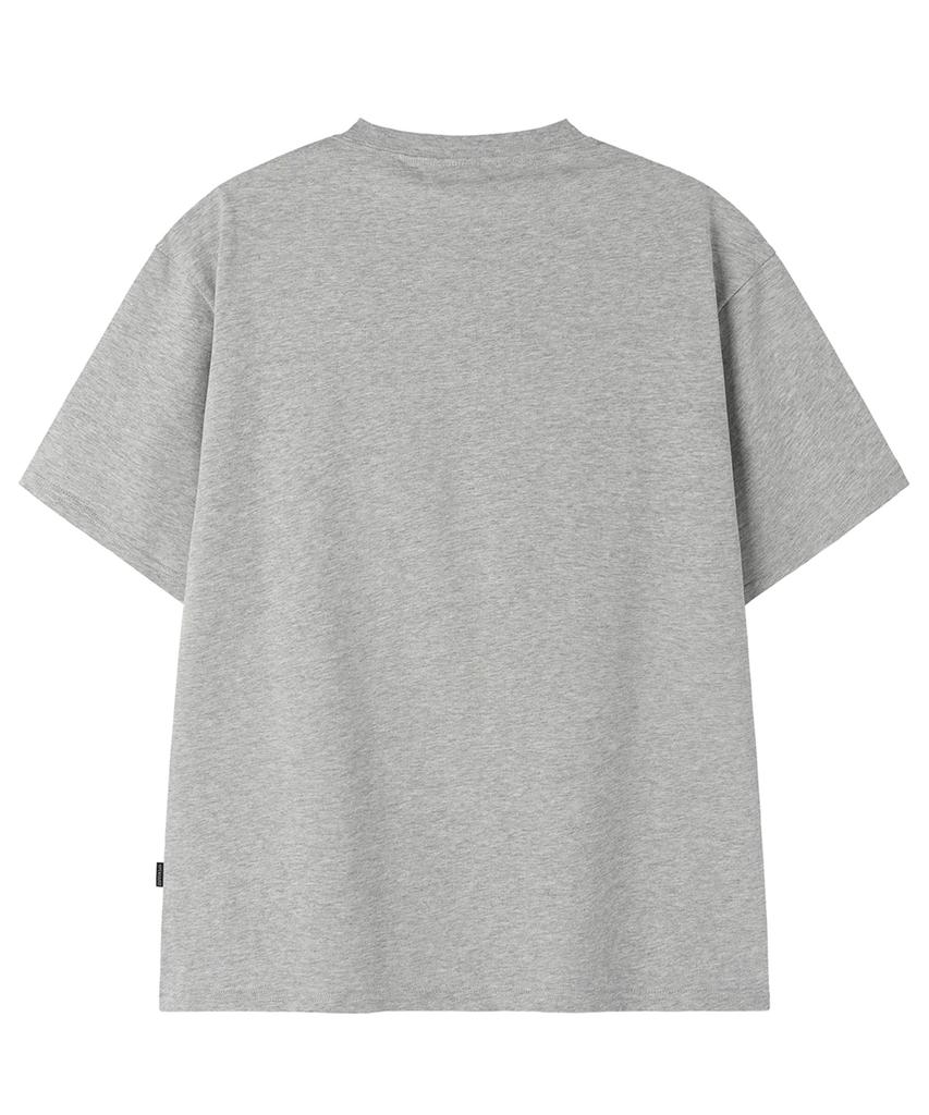 Opeunyadeu(Owai) Animal Cross Tee - Melange