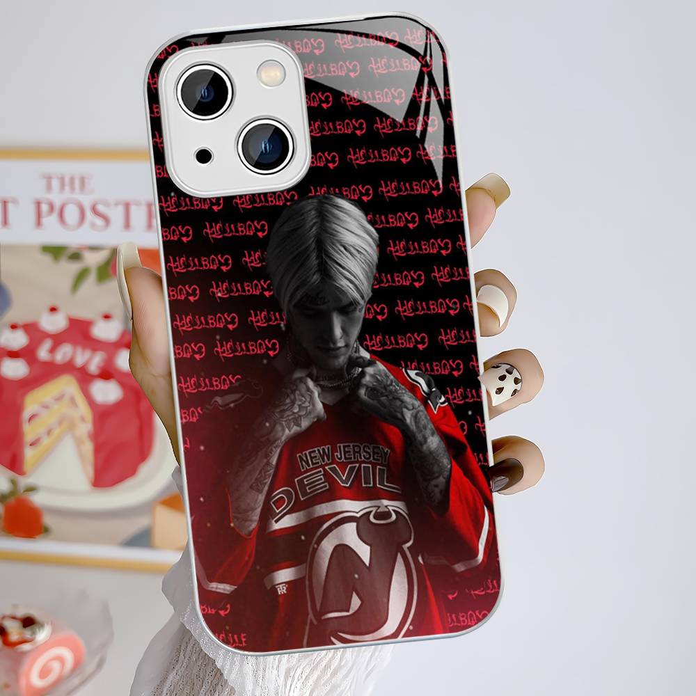 Hip Hop Rapper L-Lil P-Peep Tempered Glass For Iphone 14 13 12 11 Pro Mini XS MAX 14Plus X XS XR Fundas