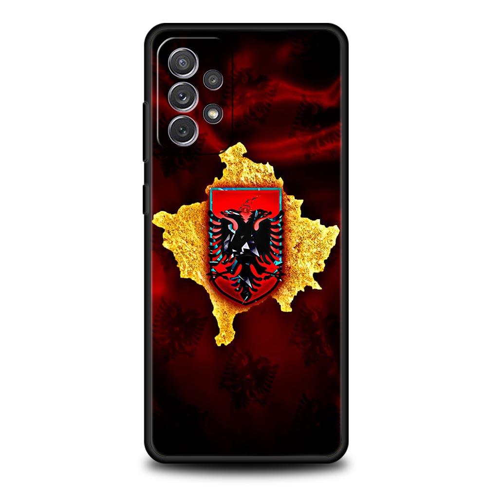 

Albania Albanians Flag Case for Samsung A51 A71 A21S A12 A11 A15 A25 A31 A41 A23 A33 A53 A73 A03S A05S A13 5G A35 A55 Cover Samsung A52 5G