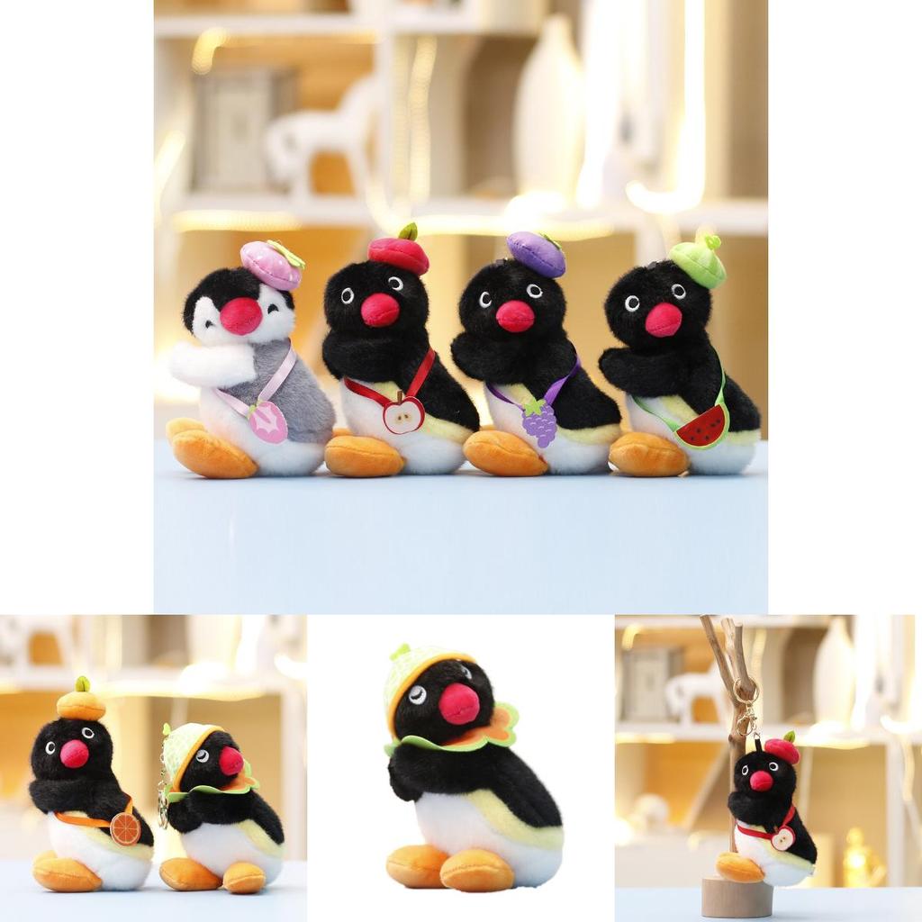 Adorable Penguin Cartoon Plush Doll With Pp Cotton Filling For Backpack And Car Accessories