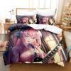 3D Anime New Gotou Hitori Printed Bed Set Duvet Cover Pillowcase Bedding Set Bed Linen Sheet Quilt Cover Full Queen King Size