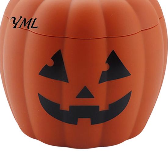 Silicone Ice Cube Mold Halloween Bucket Mold, Pumpkin Ghost Tray with Drain Basket, 2 Party Drink Accessories In 1 Freezer Cooler for Drinks