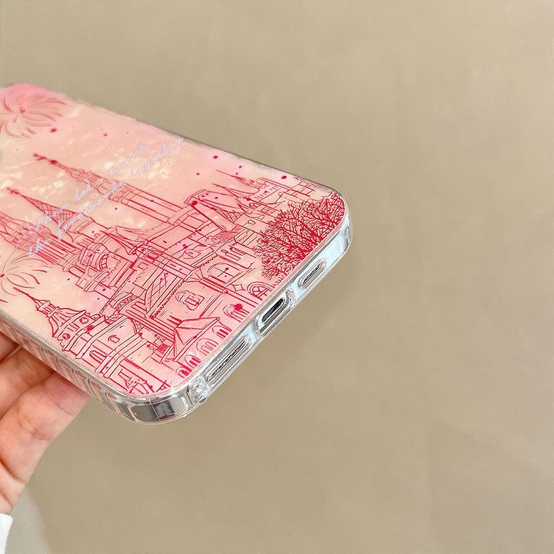 Nowy Etui na Telefon Komórkowy Fajerwerki dla Dziewczyny Pasuje do Iphone16promax Apple 15 Odporny na Upadki 14 Etui Ochronne 13 12