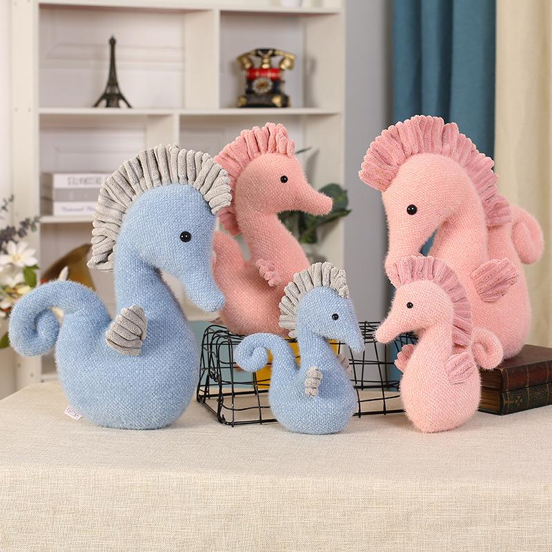 Plush Toy Angel Seahorse Marine Creature Creative Children's Doll Throw Pillow Gift Doll Machine Doll