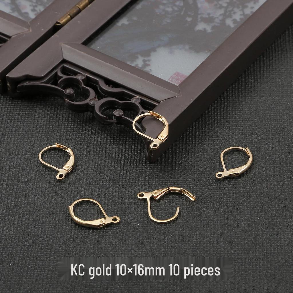 Copper Minimalist French Ear Hook Earrings - Handmade DIY Jewelry Accessories