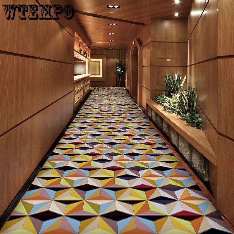 WTEMPO Long Corridor Carpet Stairway Hotel Kitchen Carpe Door Mat Foot Mat Door Mat Entrance Mat