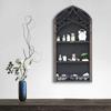 Crystals Display Gothic Window Elegant Multi Tiers Wooden Shelf For Organization Boutique Display Stand Gothic Window