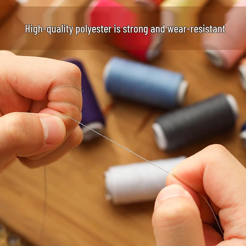 Colorful Multi-Color Embroidery & Sewing Thread Spools for DIY