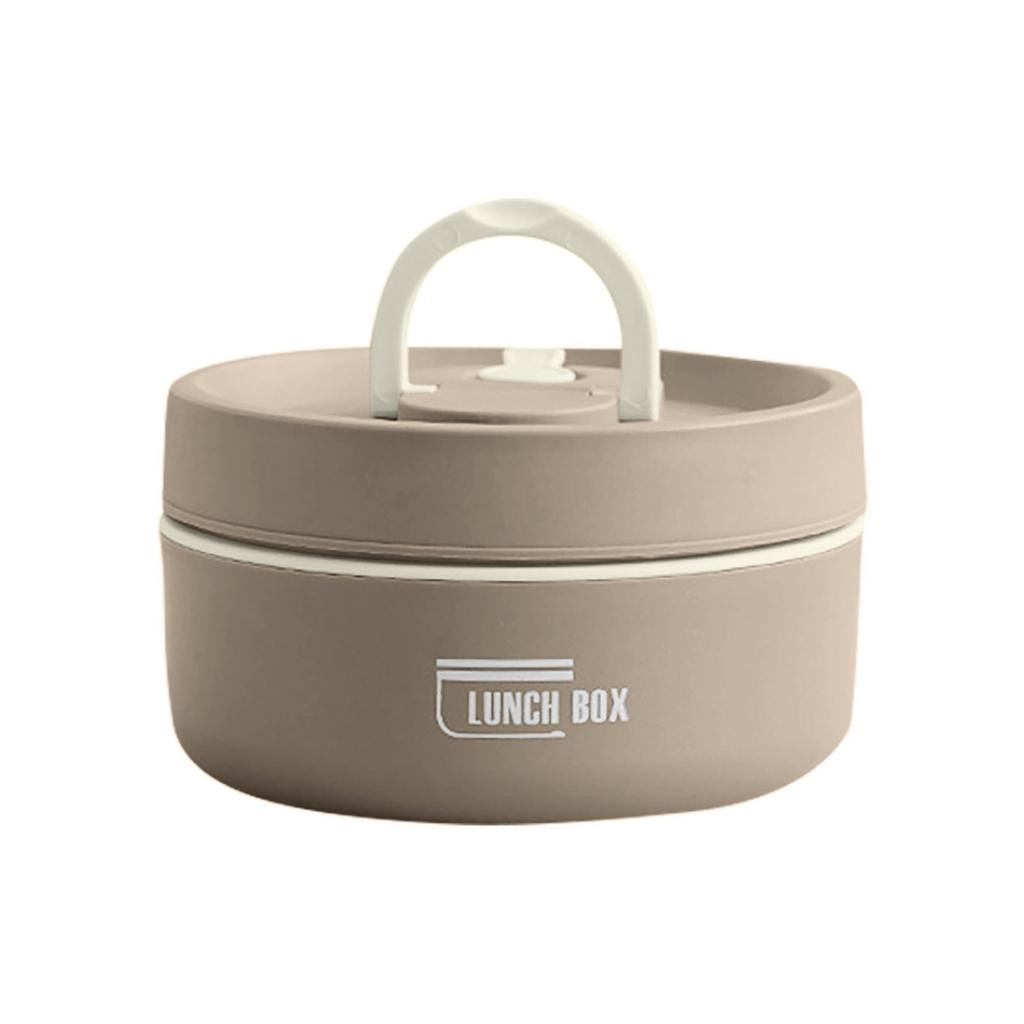 Thermal Lunch Box Bento Box Portable Insulated Lunch Container Stackable Leakproof Stainless Steel Food Container