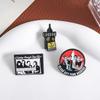 PUNK ROCKERS Enamel Pins Custom Give Em Enough Rope Tour Brooches Lapel Badges Clothes Funny Jewelry Gift for Friends