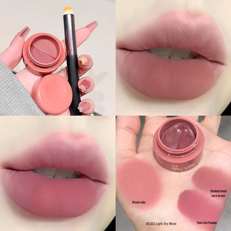 CAPPUVINI Dual-Color Soft-Focus Lip & Cheek Matte Tint Cream