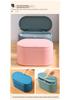 Nordic Eco-Friendly Push-Top Desktop Trash Can with Lid for Living Room