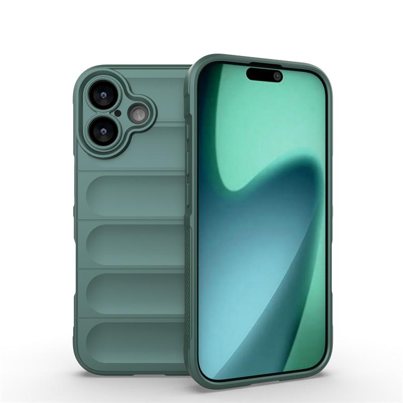 For iPhone 17 Case For iPhone 17 Air iPhone 17 Pro Max Cover Funda Shockproof Anti-fingerprint Protective TPU Phone Back Cover