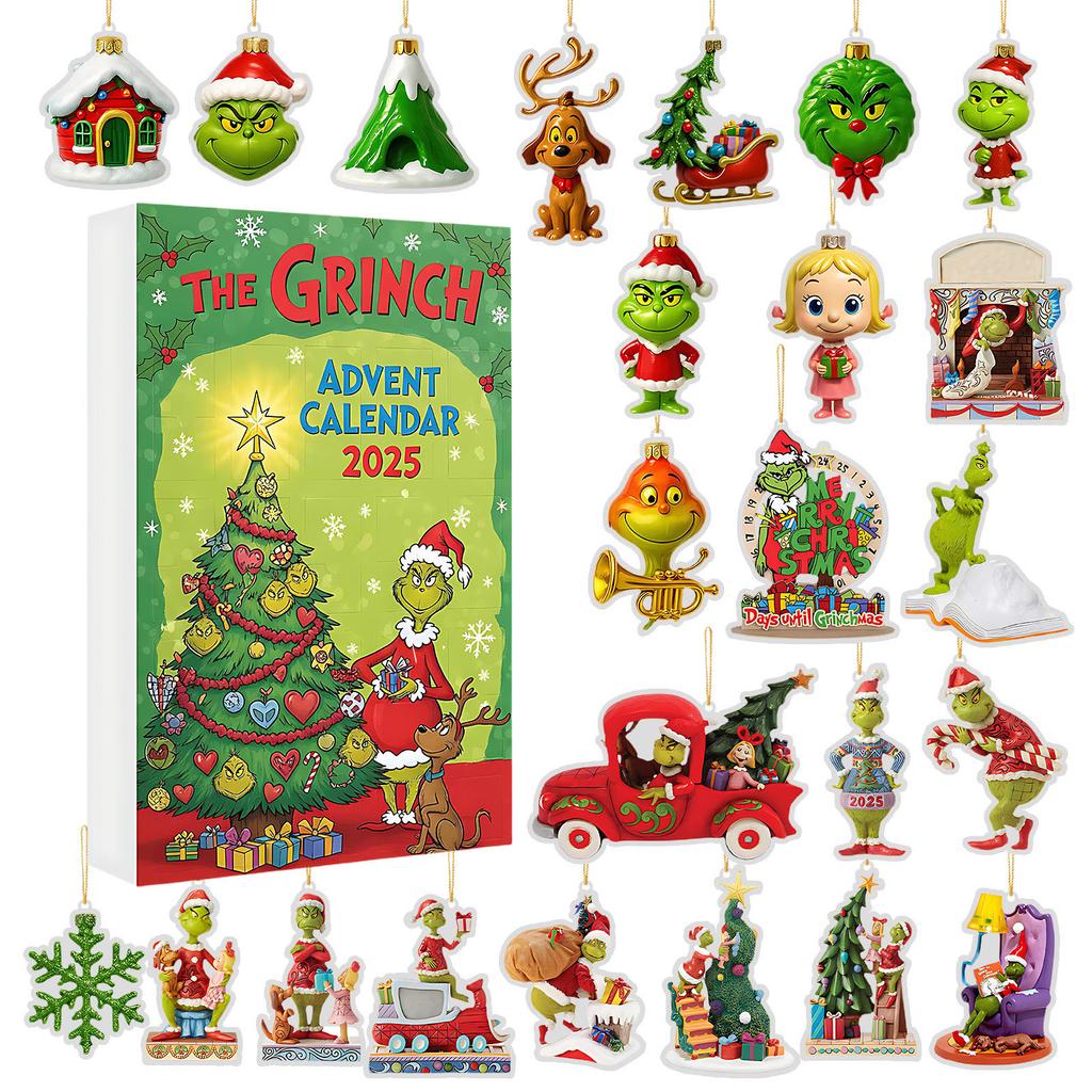 Advent Calendar Contains 24 Gifts, Cute Figures Doll Advent Calendar, Countdown Calendar With Surprise Toys, Collectible Figures Gift For Kids