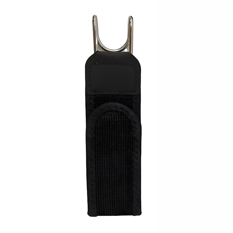 Convenient and adjustable iron hook lazy belt creative metal hook elastic belt чёрный