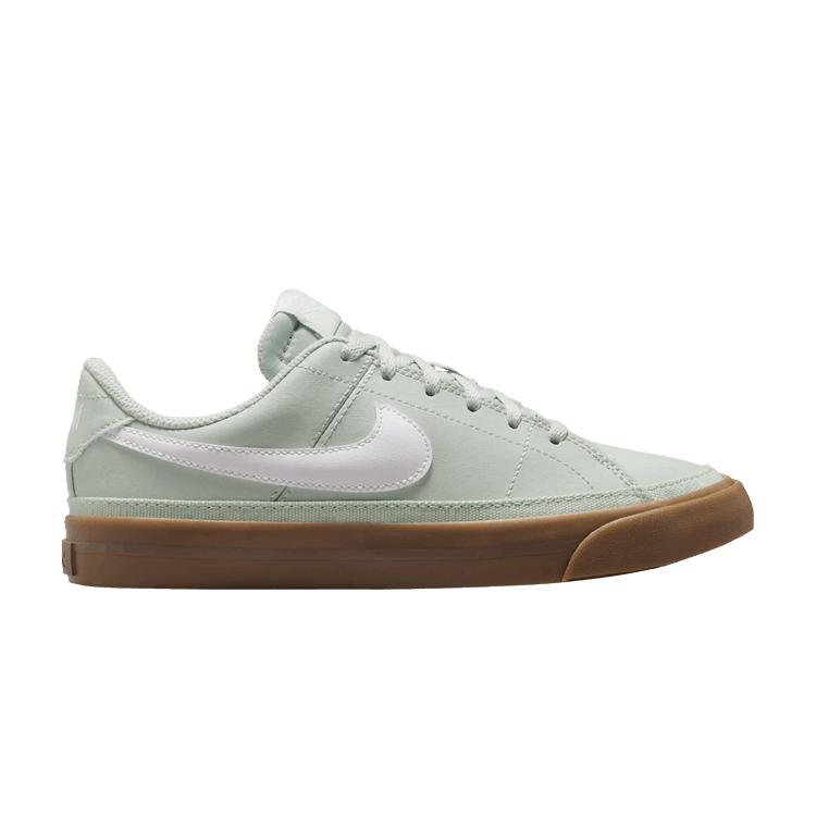 

Nike Court Legacy GS Light Silver Gum Kids Sneakers Green Gum-Dark-Brown White DA5380-006 40