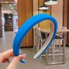 7# Dark Blue Wide Sponge Headband
