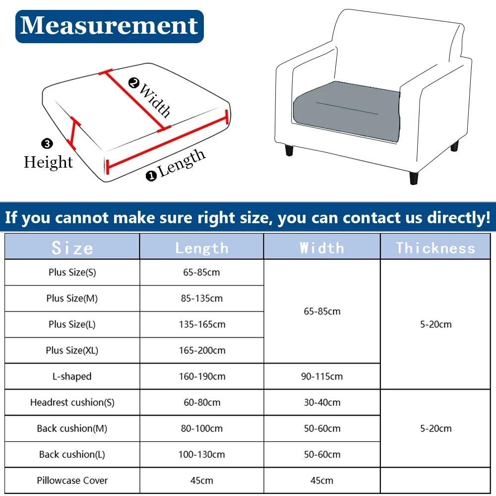 Jacquard-Sofabezug, elastischer Sofabezug, Möbelschutz für Haustiere, waschbar, abnehmbarer Sofa-Sitzkissen-Schonbezug