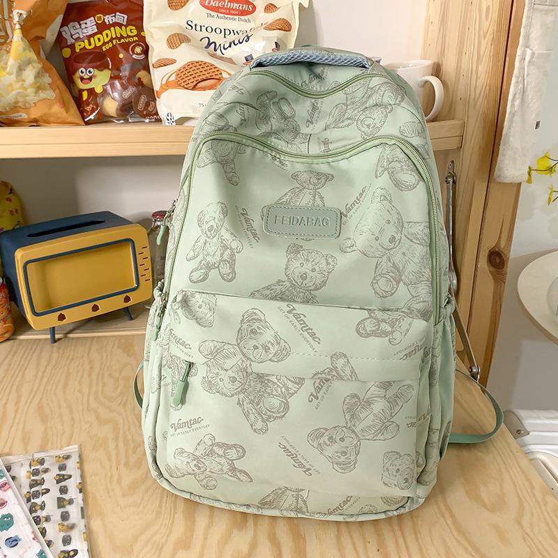 Schoolbag for Children Elementary School Students Cute Bear Middle School Students Girls Backpack