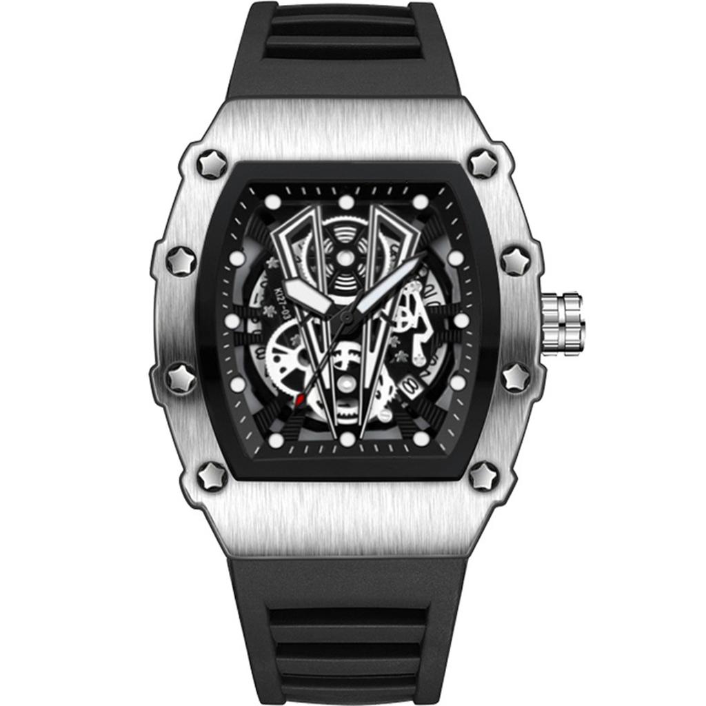 Men's Waterproof Luminous Running Alarm Clock Watch