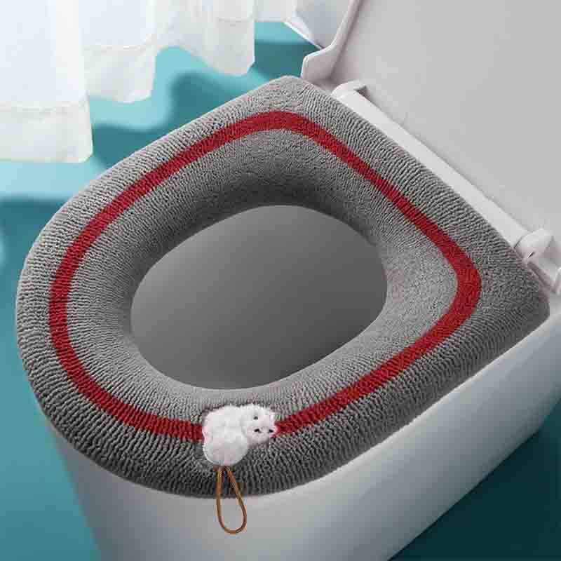Universal Toilet Pad Thickened Warm Washable Toilet Seat Cushion Toilet Cover Toilet Cover Household Toilet Cushion